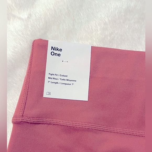 SOLD - Nike Pink Dri-Fit Athletic Yoga Biking Training Shorts - Picture 9 of 11